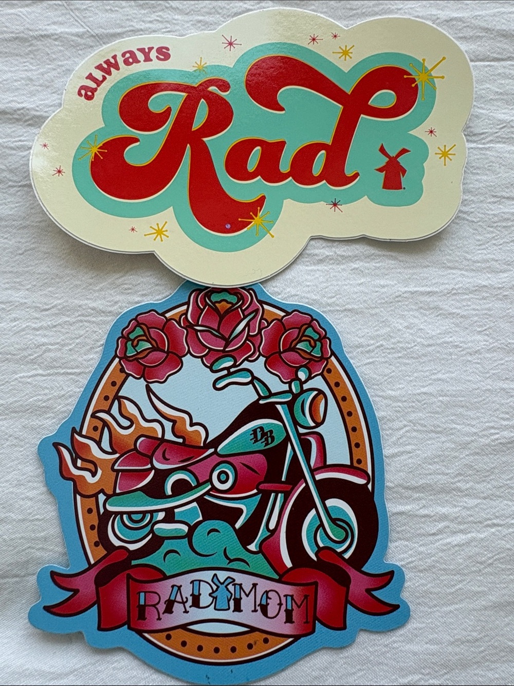 2 Limited Edition Dutch Bros Always Rad Sticker & RAD MOM decal - Picture 4 of 5